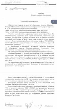 Корпорация развития КБР Кодзоков АМ